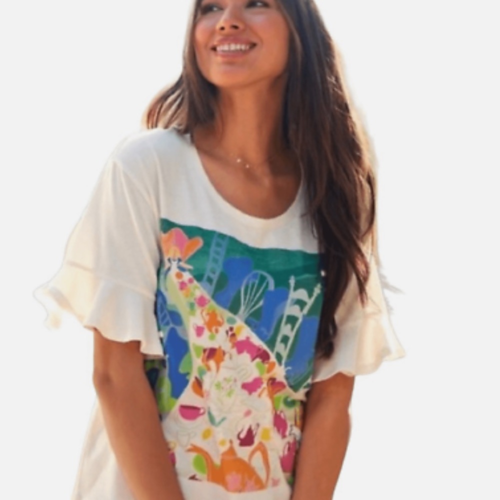 Disney Mary Blair Alice in Wonderland top